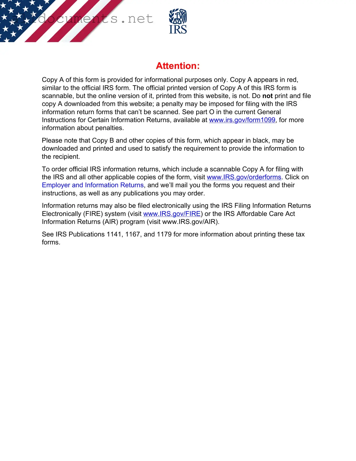 Fillable 1099 Nec Template in PDF