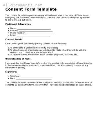 Free Consent Document