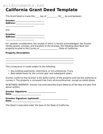 Official  Deed Template for California