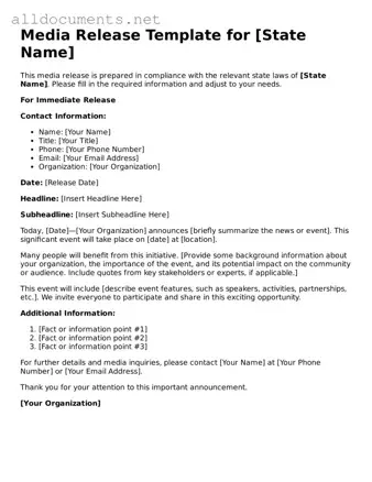 Free Media Release Document